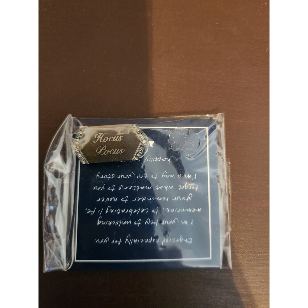 NIPT KEEP Collective "Hocus Pocus" Halloween Engraved Slider Charm Jewelry